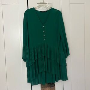 Zara pleated dress size Medium